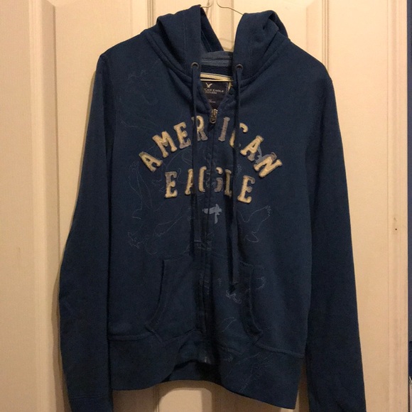 Women’s Dark Blue M American Eagle Hoodie - Picture 1 of 4